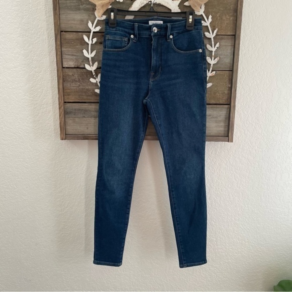 Good American Good‎ waist high rise skinny jeans size 26 2